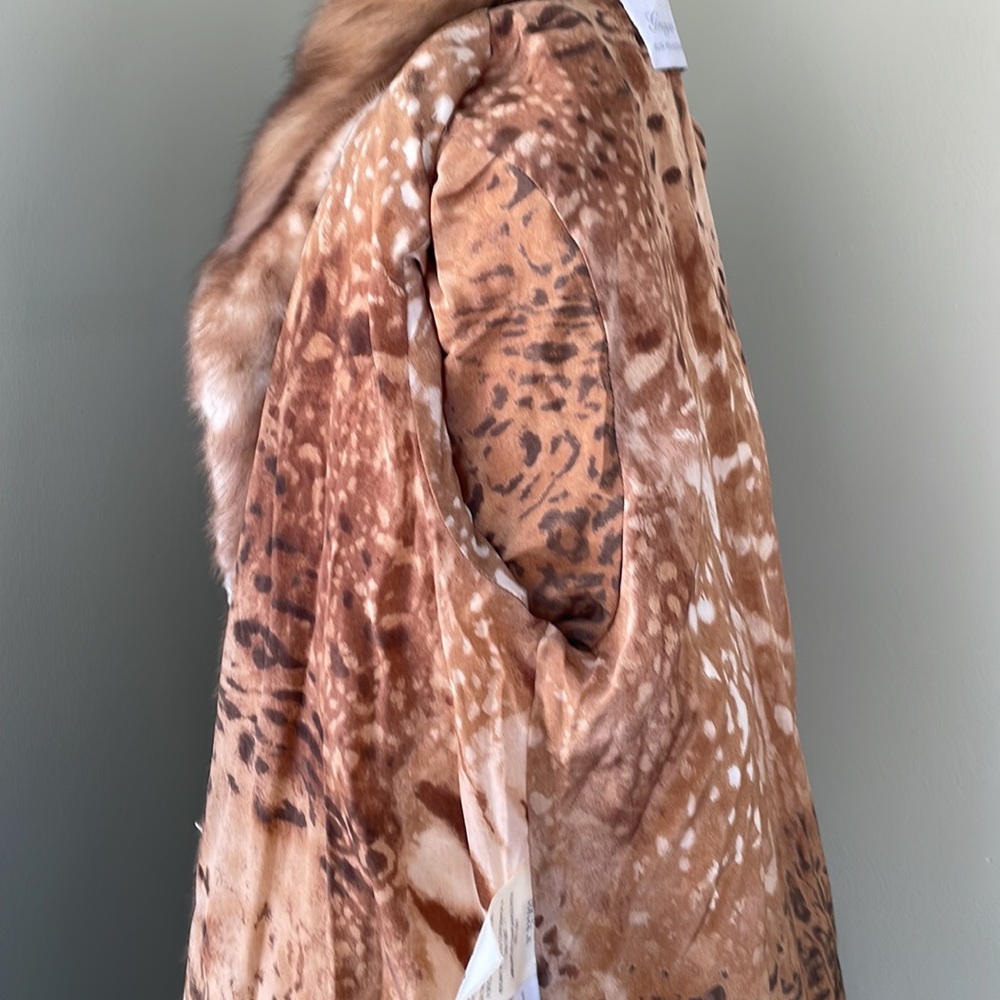 Fur Mink Coat Mustela Visone Made in Italy Size L Excellent! - Picture 8 of 16